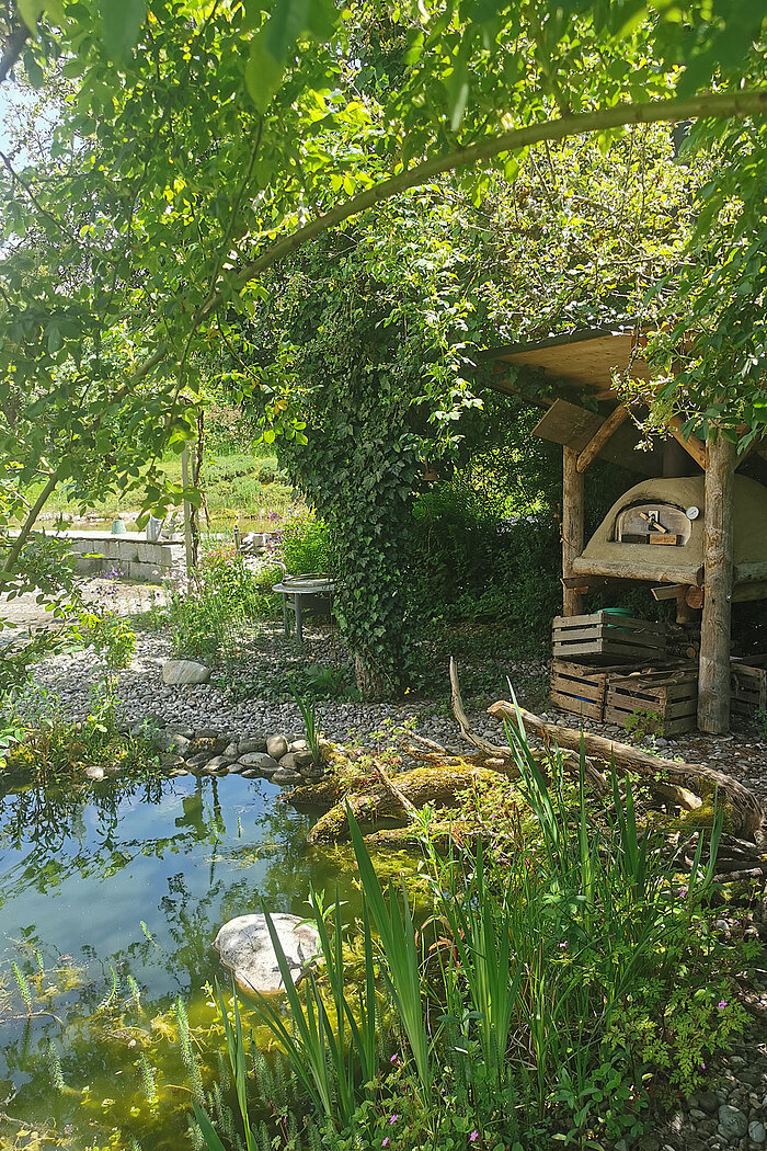 Teich im Garten