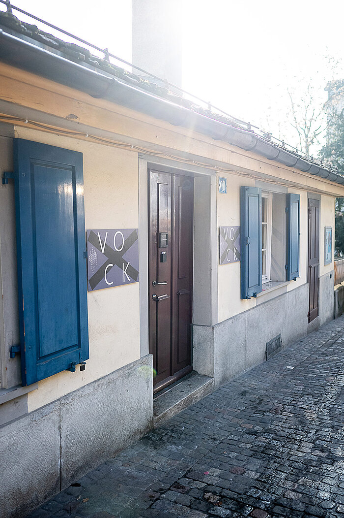 Der Laden von Vock10 an der Schipfe in Zürichs Altstadt.