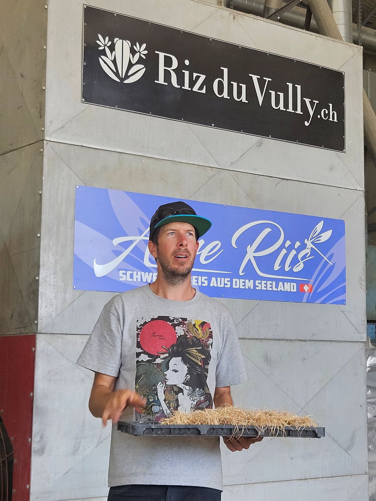 Riz du Vully Reisanbau Schweiz Léandre Guillod