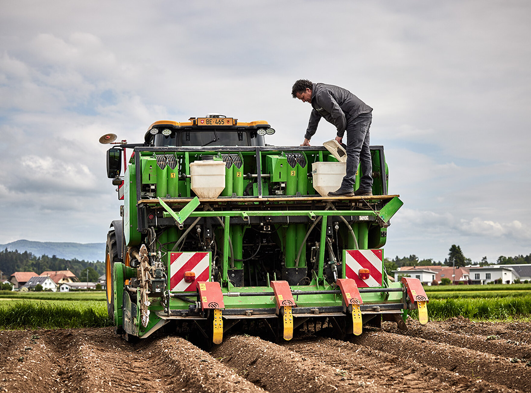 maschine auf feld