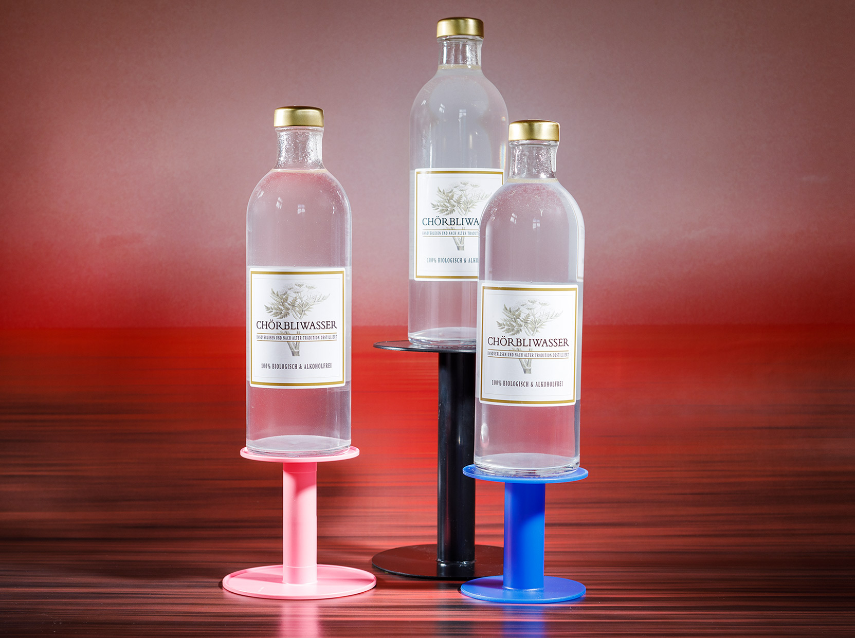 Choerbliwasser Flaschen
