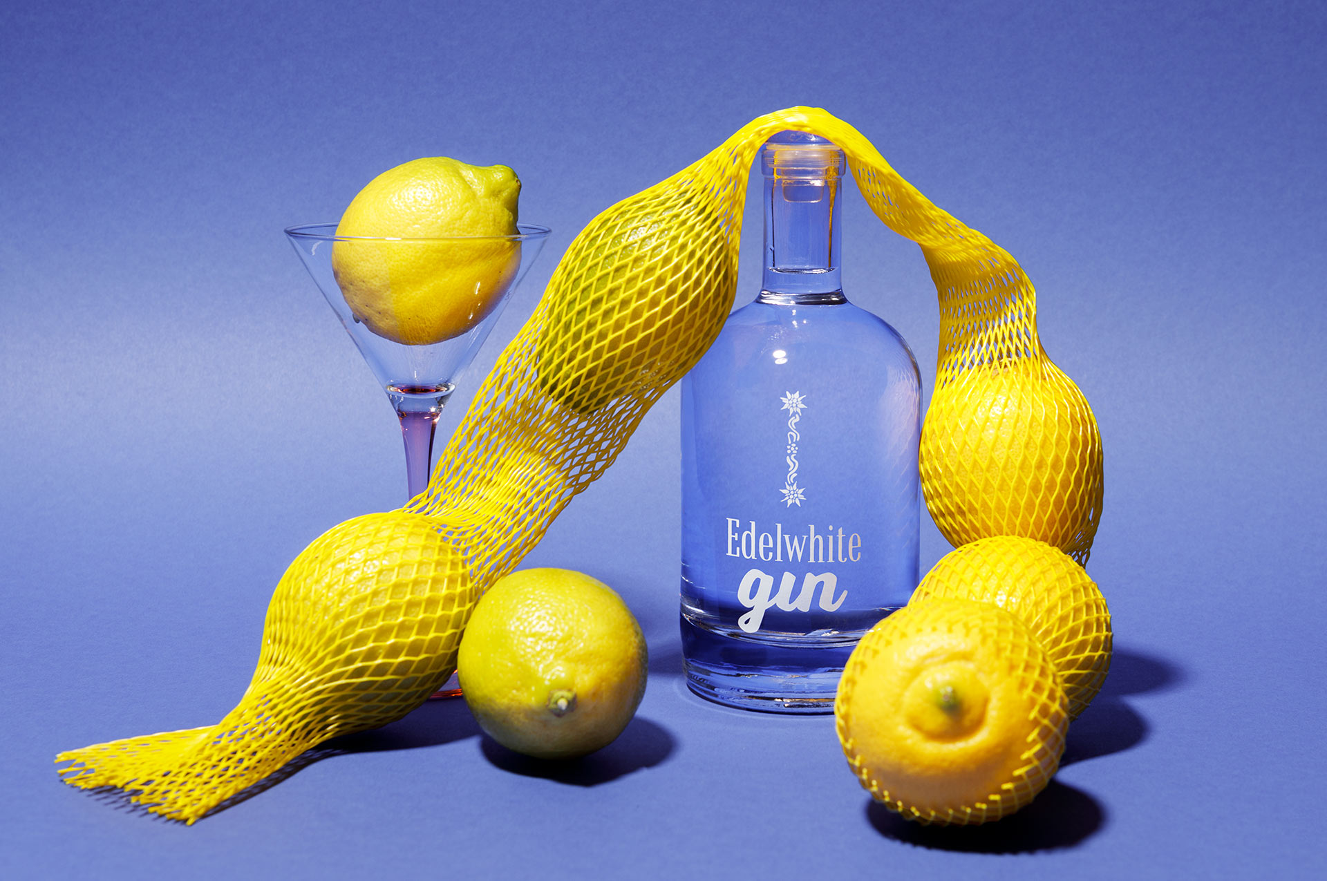 Gin mit Zitronen